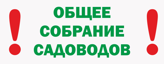 ОБЩЕЕ СОБРАНИЕ СНТ